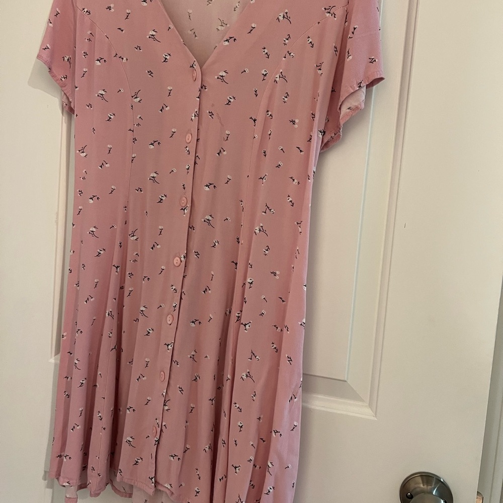 PacSun | L.A. Hearts | pink floral mini dress